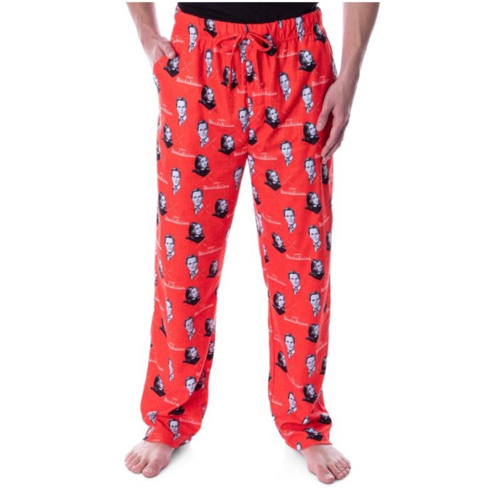 NWT Marvel’s WandaVision Red Vision & Wanda Vintage Pajama Pants Mens Size XXL